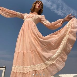 Vintage princess Gunne sax style dress